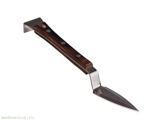 Стамеска-нож с деревянной ручкой 280мм