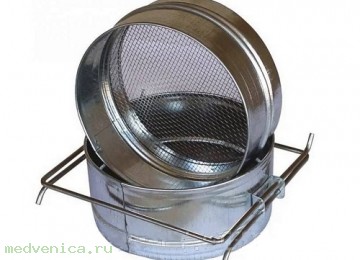 Фильтр (2 части) D300, нержавейка, вогнутая сетка