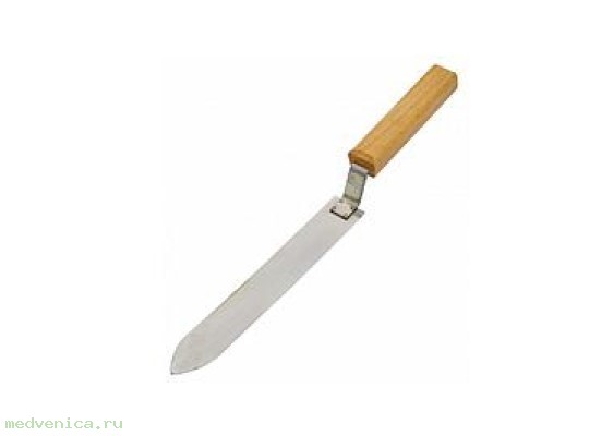 Нож пасечный 200мм (нержавейка, ручка дерево)