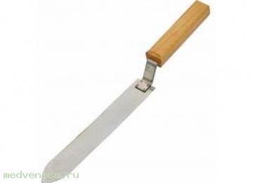 Нож пасечный 250мм (нержавейка, ручка дерево)