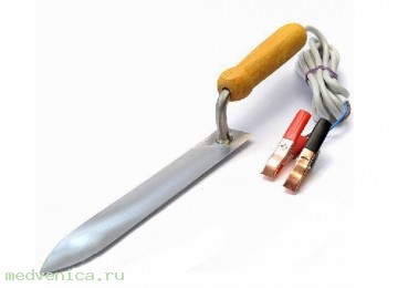 Нож пасечный электрический 12V 40Вт (зажим 
