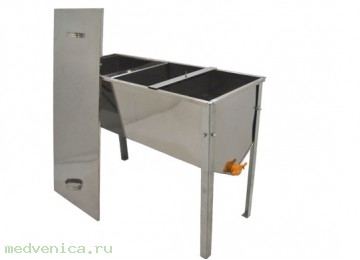Стол пасечный на 24 рамки, с крышкой, н/ж.
