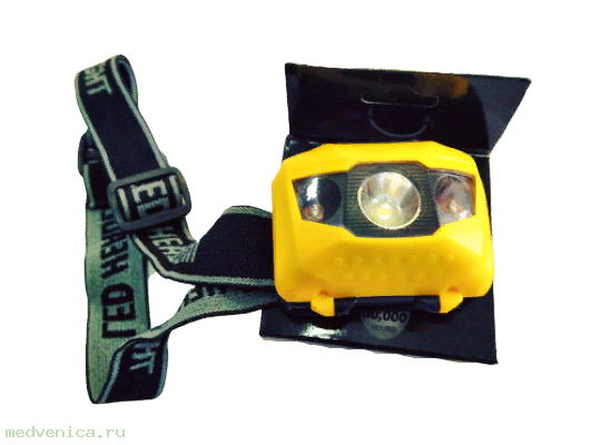Фонарь налобный (LED USB 3W аккумуляторный)