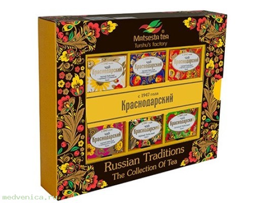 Краснодарский: Чайная коллекция Русские традиции (6 видов), 315г.
